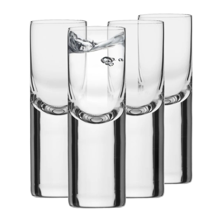 Przejdź do produktu Kieliszki GŁADKIE do wódki, likieru | KROSNO Gothic | 30ml | 4szt.