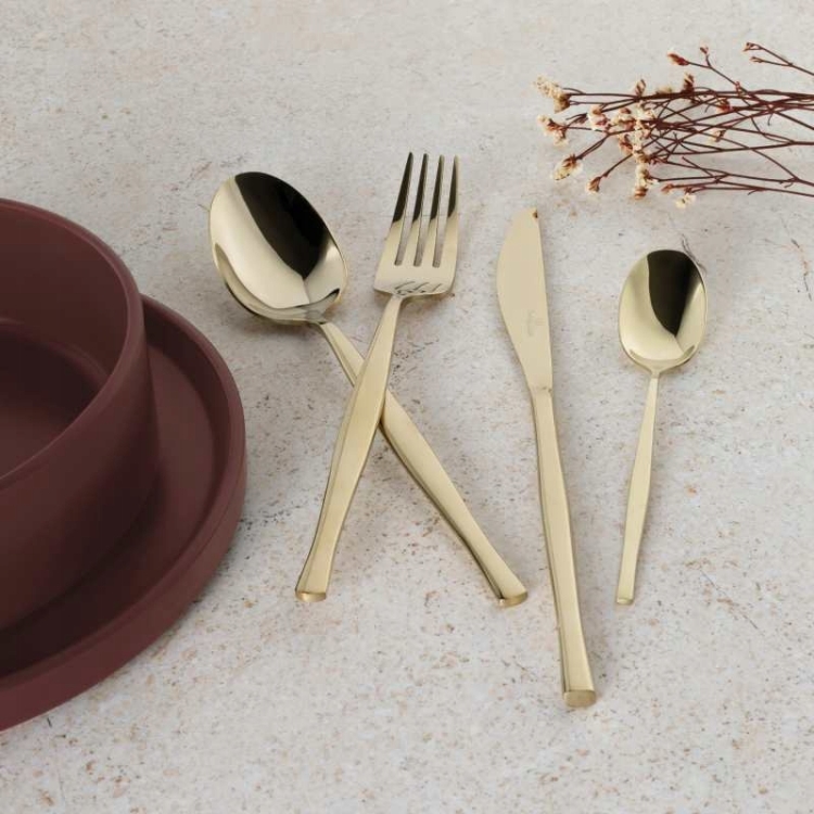 Sztućce Berlinger Haus Sahara Champagne Satin BH-3064