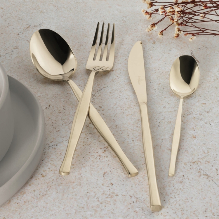Sztućce Berlinger Haus Sahara Champagne Satin BH-3064