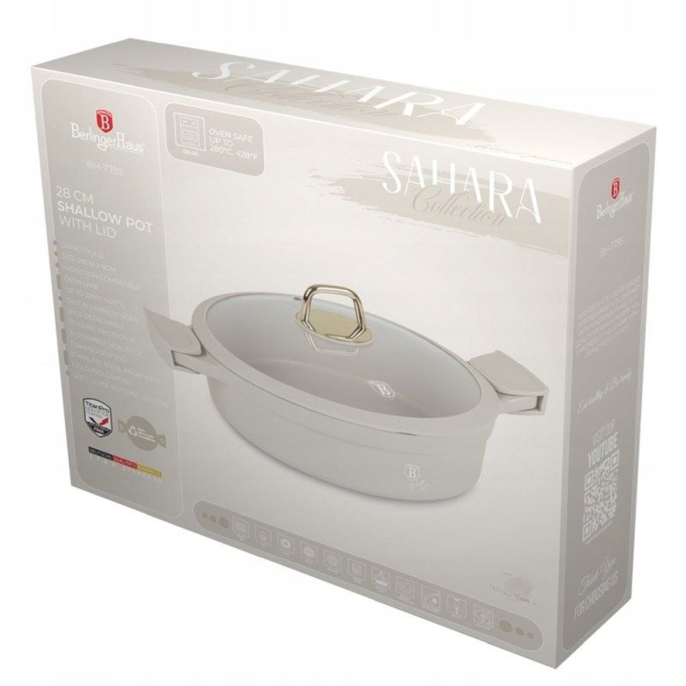 Garnek z pokrywką 28cm 4,2L Berlinger Haus Sahara BH-7785