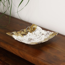 Ekskluzywna kwadratowa szklana patera na owoce pizze 30cm "27A"