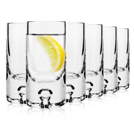 Przejdź do produktu Kieliszki do wódki KROSNO Lagrima (6180) | 30 ml | 6 szt. | Białe opakowanie