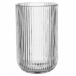 Szklanki wysokie long drink do drinków soku wody ryflowane karbowane prążkowane Altom Design Selena 430 ml 6 szt.