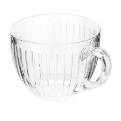 Kubki filiżanki szklane duże do kawy herbaty Altom Design VENUS 460 ml 6szt