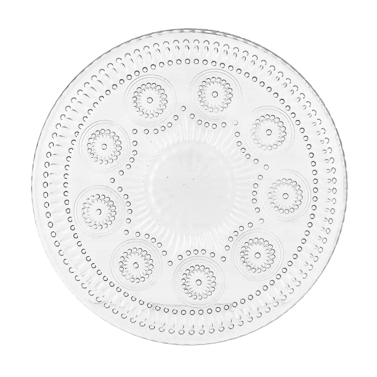 Talerzyk deserowy szklany podstawka na ciasto Altom Design DAISY ⌀ 17 cm