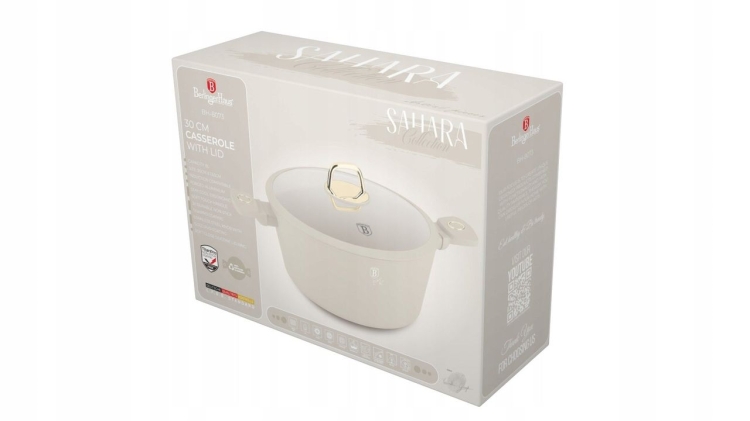 Garnek tradycyjny z pokrywką 28cm 8L Berlinger Haus Sahara BH-8073