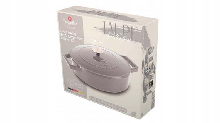 Emaliowany garnek żeliwny Berlinger Haus Taupe 2,57L BH-6527