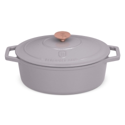 Emaliowany garnek żeliwny Berlinger Haus Taupe 4,65L BH-6541