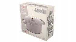 Emaliowany garnek żeliwny 24cm Berlinger Haus Taupe 4,35L BH-6525