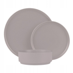 Zestaw obiadowy talerze Berlinger Haus Taupe 18 el. BH-10006