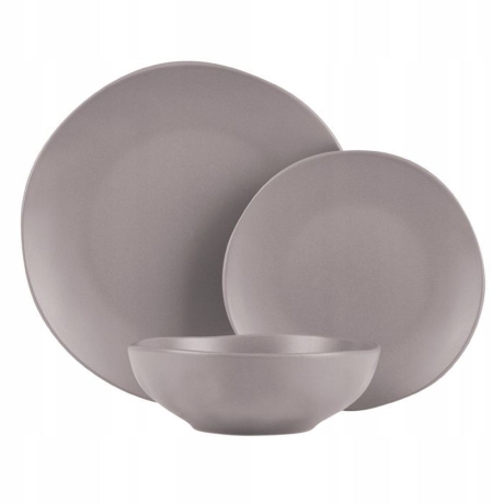 Przejdź do produktu Zestaw obiadowy talerze Berlinger Haus Taupe 18 el. BH-10023