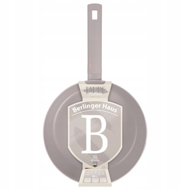 Patelnia głęboka nieprzywierająca Berlinger Haus Taupe 26cm BH-8089