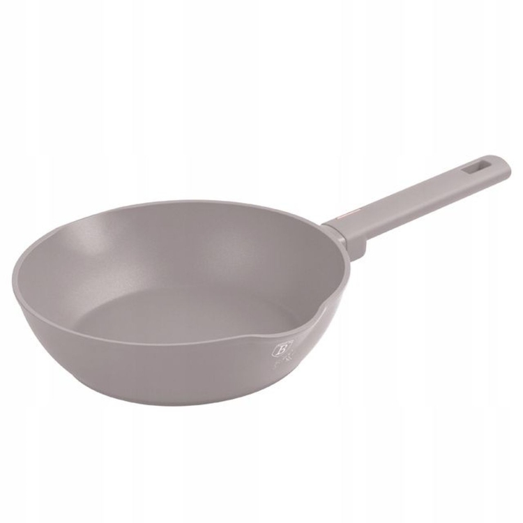 Patelnia głęboka nieprzywierająca Berlinger Haus Taupe 24cm BH-8090