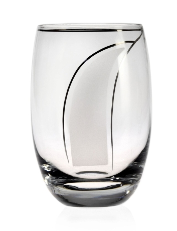 Przejdź do produktu Komplet szklanek do soku wody 360 ml SATYNOWA ŁEZKA