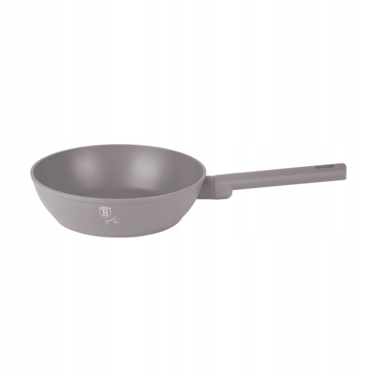 Patelnia głęboka z pokrywką Berlinger Haus Taupe 24cm BH-8092