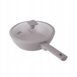 Patelnia głęboka z pokrywką Berlinger Haus Taupe 24cm BH-8092