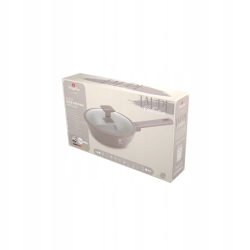 Patelnia głęboka z pokrywką Berlinger Haus Taupe 24cm BH-8092