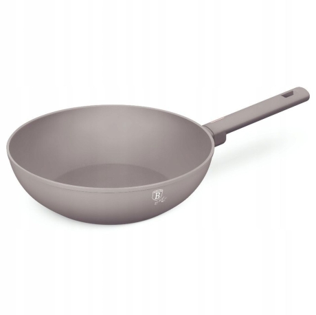 Przejdź do produktu Patelnia głęboka Wok nieprzywierająca Berlinger Haus Taupe 28cm BH-8093