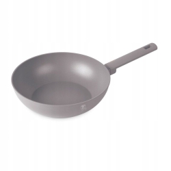 Patelnia głęboka Wok nieprzywierająca Berlinger Haus Taupe 28cm BH-8093
