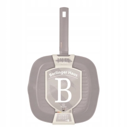 Patelnia grillowa nieprzywierająca Berlinger Haus Taupe 28cm BH-8096