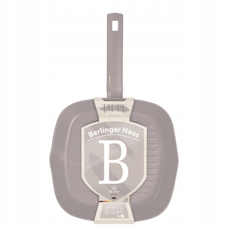 Patelnia grillowa nieprzywierająca Berlinger Haus Taupe 28cm BH-8096
