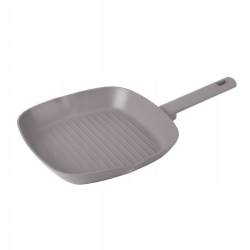 Patelnia grillowa nieprzywierająca Berlinger Haus Taupe 28cm BH-8096