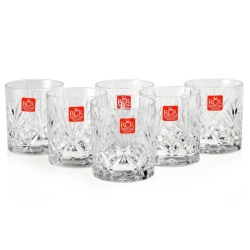 Szklanki do whisky brandy soku RCR MELODIA 240ml
