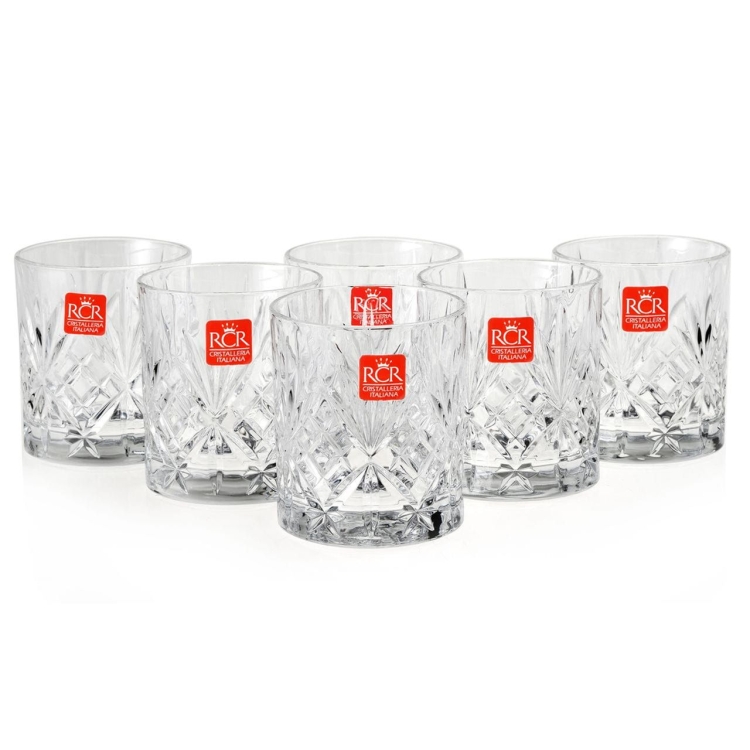 Szklanki do whisky brandy soku RCR MELODIA 240ml