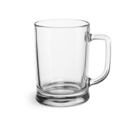Solidne szklane kufle Trend Glass ULF z rączką do piwa | 500 / 610ml | 6 szt