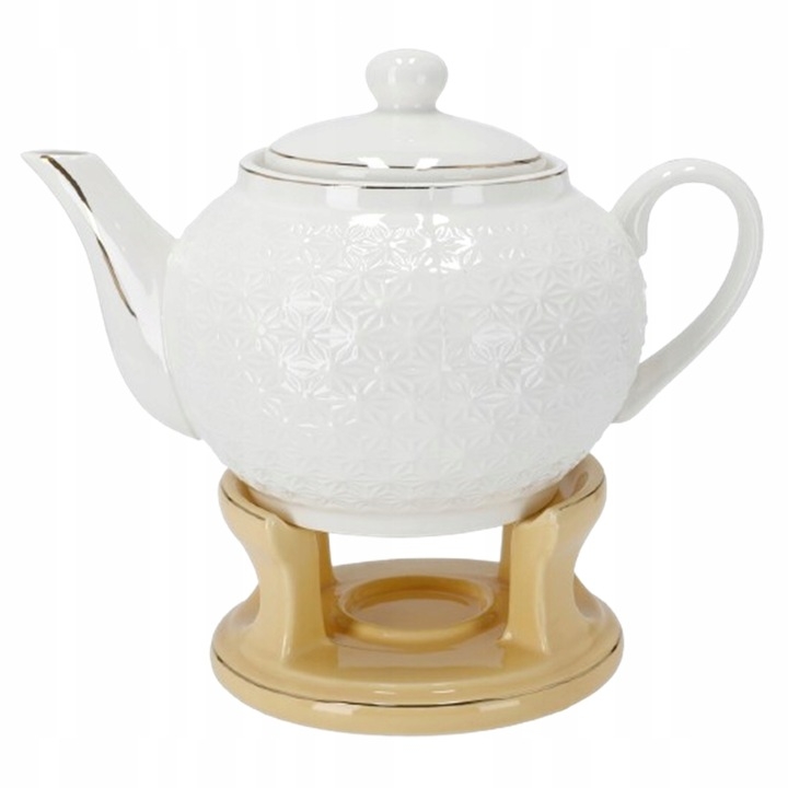 Bianco BO-2714 Imbryk z podgrzewaczem do kawy Dzbanek 1L porcelana