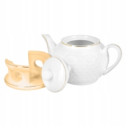 Bianco BO-2714 Imbryk z podgrzewaczem do kawy Dzbanek 1L porcelana