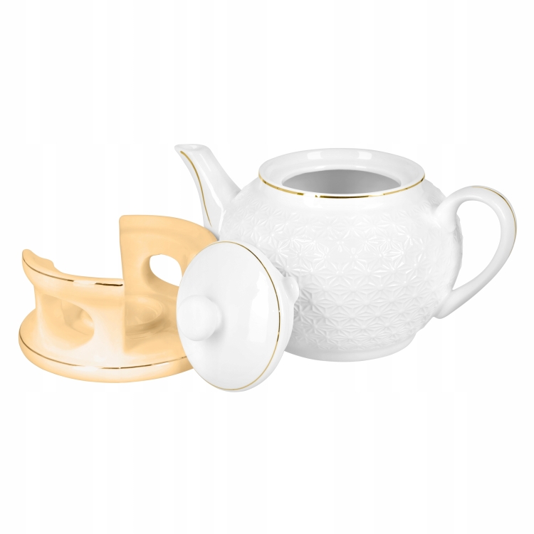 Bianco BO-2714 Imbryk z podgrzewaczem do kawy Dzbanek 1L porcelana