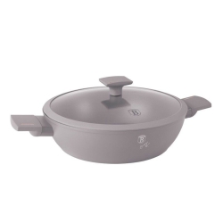 Garnek tradycyjny z pokrywką 28cm 3,8L Berlinger Haus Taupe BH-8098