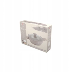 Garnek tradycyjny z pokrywką 28cm 3,8L Berlinger Haus Taupe BH-8098