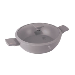 Garnek tradycyjny z pokrywką 28cm 3,8L Berlinger Haus Taupe BH-8098