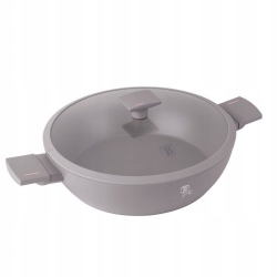 Garnek tradycyjny z pokrywką 30cm 4,5L Berlinger Haus Taupe BH-8099