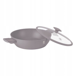 Garnek tradycyjny z pokrywką 30cm 4,5L Berlinger Haus Taupe BH-8099
