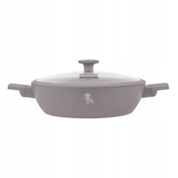 Garnek tradycyjny z pokrywką 30cm 4,5L Berlinger Haus Taupe BH-8099