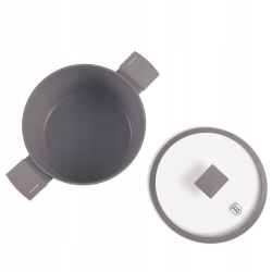 Garnek tradycyjny z pokrywką 24cm 4,1L Berlinger Haus Taupe BH-8101