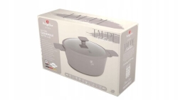 Garnek tradycyjny z pokrywką 24cm 4,1L Berlinger Haus Taupe BH-8101