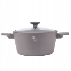 Garnek tradycyjny z pokrywką 28cm 6,1L Berlinger Haus Taupe BH-8102