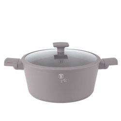 Garnek tradycyjny z pokrywką 30cm 8L Berlinger Haus Taupe BH-8103