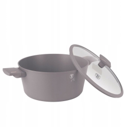 Garnek tradycyjny z pokrywką 30cm 8L Berlinger Haus Taupe BH-8103