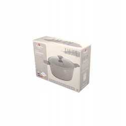 Garnek tradycyjny z pokrywką 30cm 8L Berlinger Haus Taupe BH-8103