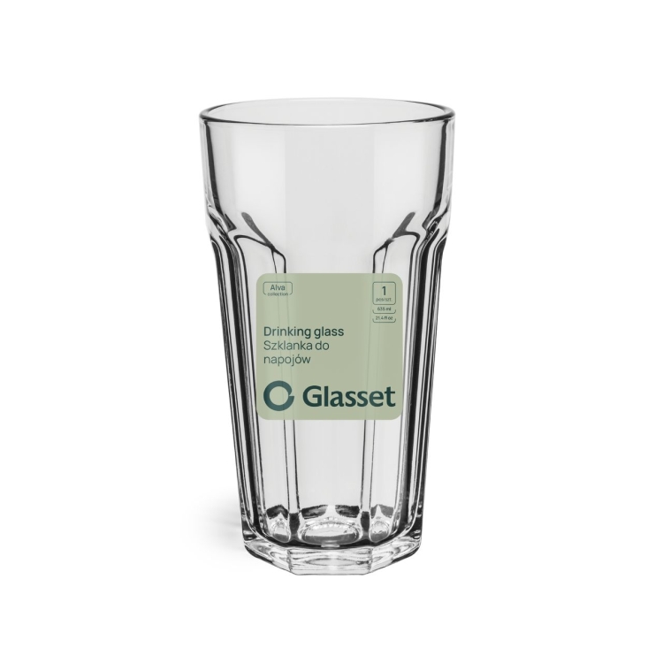 Duża szklanka do drinków napojów Glasset ALVA XXL 630/700ml 1szt