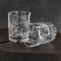 Kryształowe szklanki soft drink do soku, wody ZAWIERCIE Młynek 180 ml 6 szt.