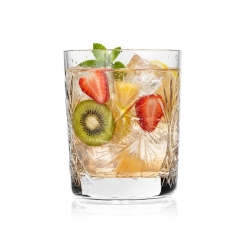 Kryształowe szklanki soft drink do soku, wody ZAWIERCIE Młynek 180 ml 6 szt.