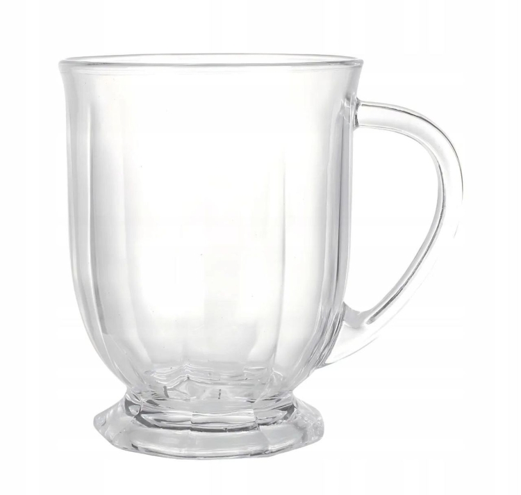 Szklanki z uchem KUBKI do kawy herbaty Altom Design SARA XXL 500 ml 6 szt.