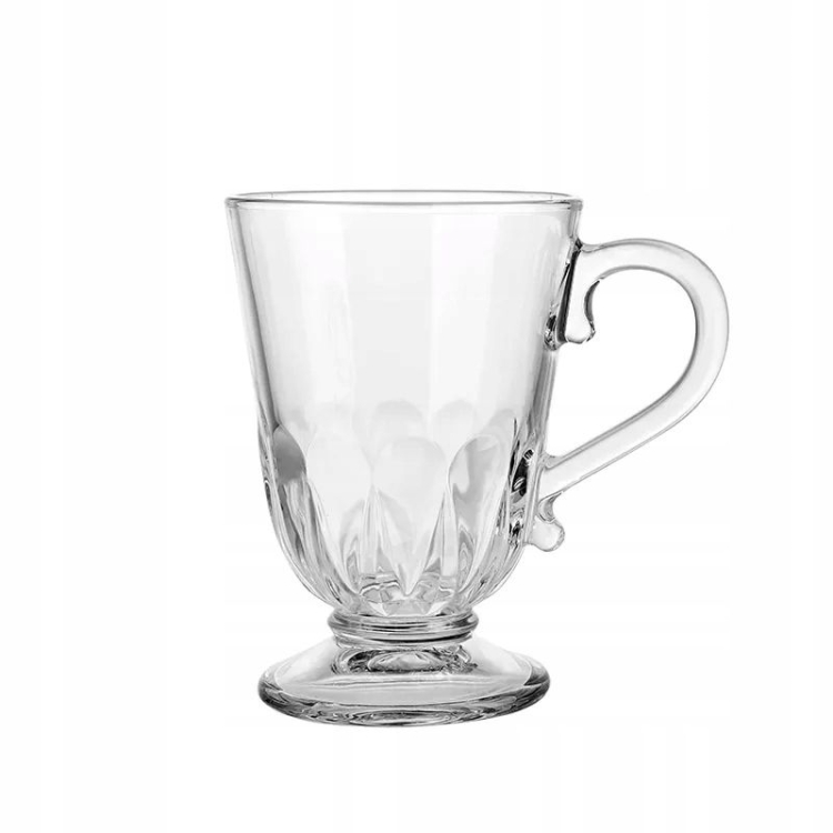 Szklanki z uchem KUBKI do latte Altom Design SIENA PAWIE PIÓRO 320 ml 6szt