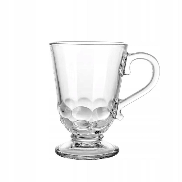 Szklanki z uchem KUBKI do latte Altom Design SIENA KORALE 320 ml 6szt